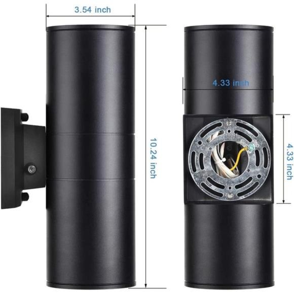 Outdoor Wall Light,Dusk to Dawn Exterior Lighting with Sensor  (2 Pack) - Picture 2 of 7